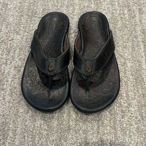 Men’s OluKai Leather Sandals Size 11